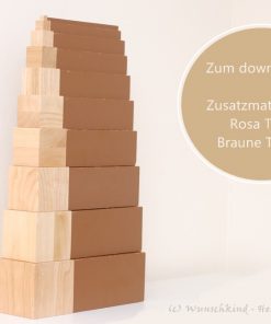 Alternative view of Zusatzmaterial für rosa Turm und braune Treppe