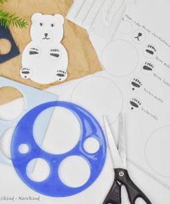 Eisbär Bastelvorlage