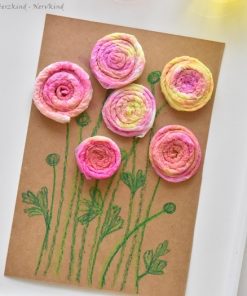 Ranunkel-Bild mit Gedicht oder auch für Mama, Papa, Oma, Opa , allgemein