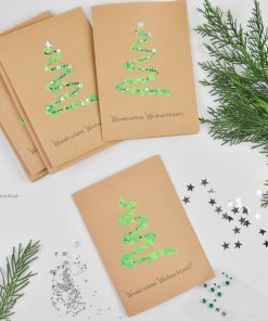 Weihnachtskarte Tannenbaum