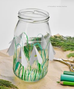 Schneeglöckchen Glas